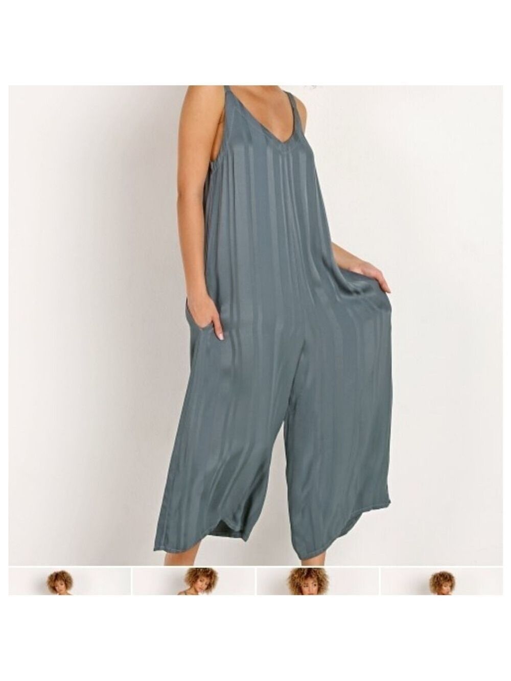 LACAUSA Siena Jumpsuit Sage - Picture 2 of 9